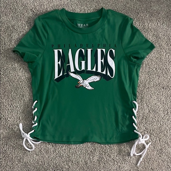 Nike Tops - NWOT Philadelphia Eagles Women's Lace Up Top